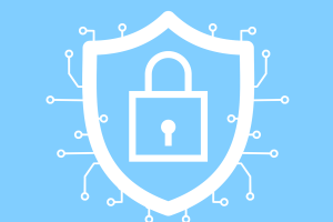 Free cybersecurity lock encryption vector